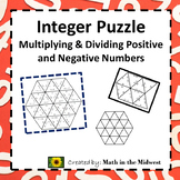 Multiplying & Dividing Integers Puzzle {Tarsia} 7.NS.1