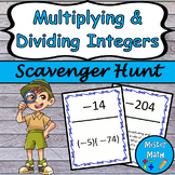 Multiplying & Dividing Integers Scavenger Hunt