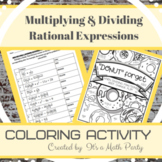 Multiplying & Dividing Rational Expressions - Coloring Page