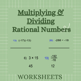 Multiplying & Dividing Rational Numbers: Middle School Mat