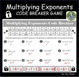 Multiplying Exponents Code-breaker Activity