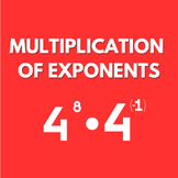 Multiplying Exponents with different bases worksheets | wi