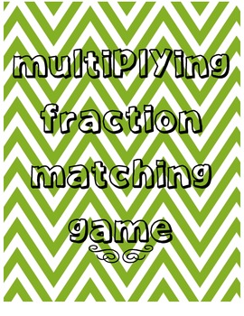 Preview of Multiplying Fraction Models