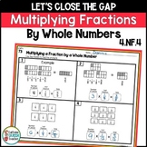 Multiplying Fractions 4th Grade Level Fraction Practice 4N