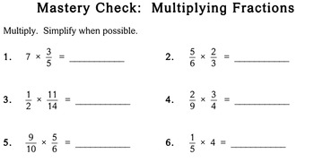 5th grade math fractions worksheets