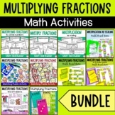 Multiplying Fractions Activities - Bingo, Board Games, Tas