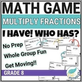 Multiplying Fractions Activity - Mental Math Fluency - Fun