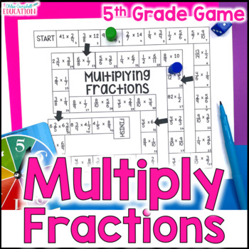 Multiplying Fractions Board Game By Chloe Campbell | Tpt