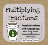 Multiplying Fractions (Coffee Shop Themed)