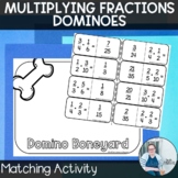 Multiplying Fractions Dominoes TEKS 6.3b CCSS 6.NS.1 Math 