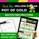 Multiplying Fractions-Find the Millions Pot of Gold Digita