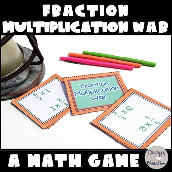 Preview of Multiplying Fractions Game War