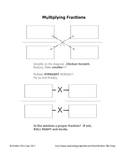 Multiplying Fractions Graphic Organizer