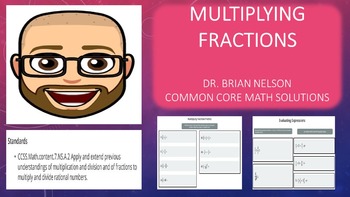 Preview of Multiplying Fractions Practice (PowerPoint Lesson with Printables!)