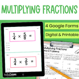 Multiplying Fractions Practice, Review and Assessment for 