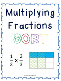 Multiplying Fractions Sort Activity