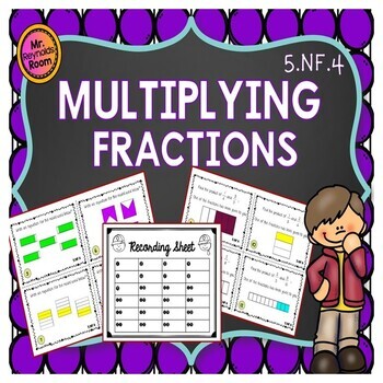 Preview of Multiplying Fractions Task Cards