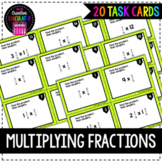 Multiplying Fractions Task Cards + Google Slides™ version 