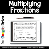 Multiplying Fractions Task Cards in Google Forms - Digital