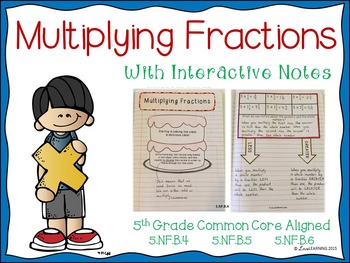 Preview of Multiplying Fractions Unit 