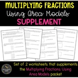 Multiplying Fractions Using Area Models Supplement (Common