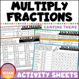 Multiplying Fractions Worksheet - Riddles, Mystery, Math S