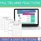 Multiplying Fractions Worksheets and Google Slides | Print
