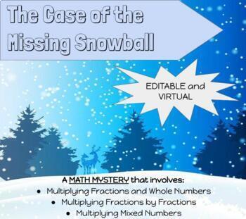 Preview of Multiplying Fractions and Mixed Numbers Activity- Math Mystery