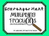 Multiplying Fractions and Mixed Numbers Scavenger Hunt