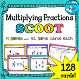 SCOOT Game Bundle: Multiplying Fractions, Mixed numbers, a