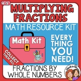 Multiplying Fractions and Whole Numbers Math Kit