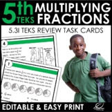 Multiplying Fractions and Whole Numbers | TEKS 5.3I Review
