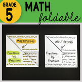 Math Doodle - Multiplying Fractions by Fractions ~ Foldabl