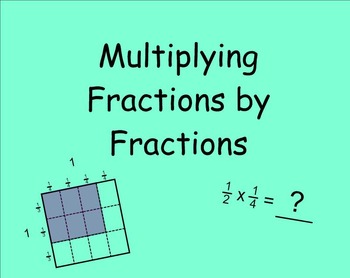 Preview of Multiplying Fractions by Fractions SMARTnotebook