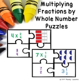 4th Grade Multiplying Fractions by a Whole Number Game Cen