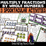 Multiplying Fractions by a Whole Number Halloween Fraction