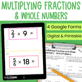 Multiplying Fractions by Whole Numbers Practice and Assess