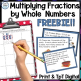 Multiplying Fractions by Whole Numbers Word Problem Task C