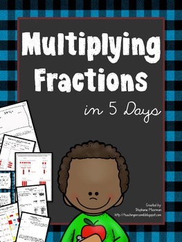 Preview of Multiplying Fractions in 5 Days