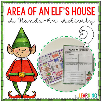 Preview of Multiplying Fractions with Area: Design an Elf's House and Winter Math Activity