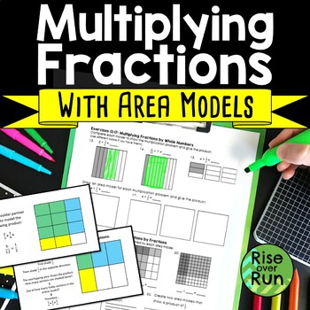 Preview of Multiplying Fractions with Area Models