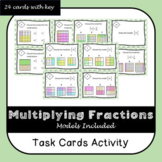 Multiplying Fractions with Models Task Cards