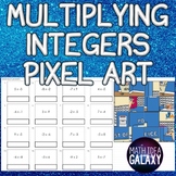 Multiplying Integers Activity Pixel Art