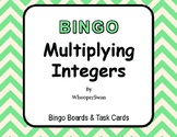 Multiplying Integers BINGO and Task Cards