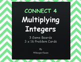 Multiplying Integers - Connect 4 Game