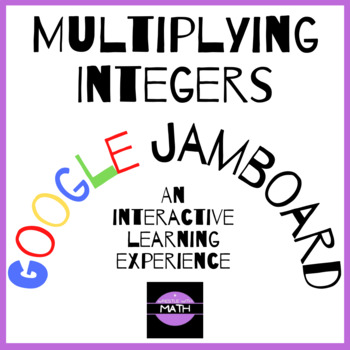Preview of Multiplying Integers - Google JamBoard Activity (Distance Learning)