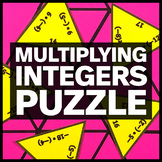 7.NS.A.2 Multiplying Integers Puzzle - Fun Math Activity