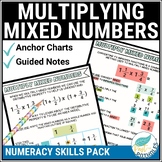 Multiplying Mixed Numbers Anchor Chart Guided Reference No