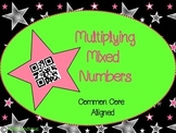 Multiplying Mixed Numbers QR Codes