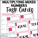 Multiplying Mixed Numbers Task Cards & Scoot